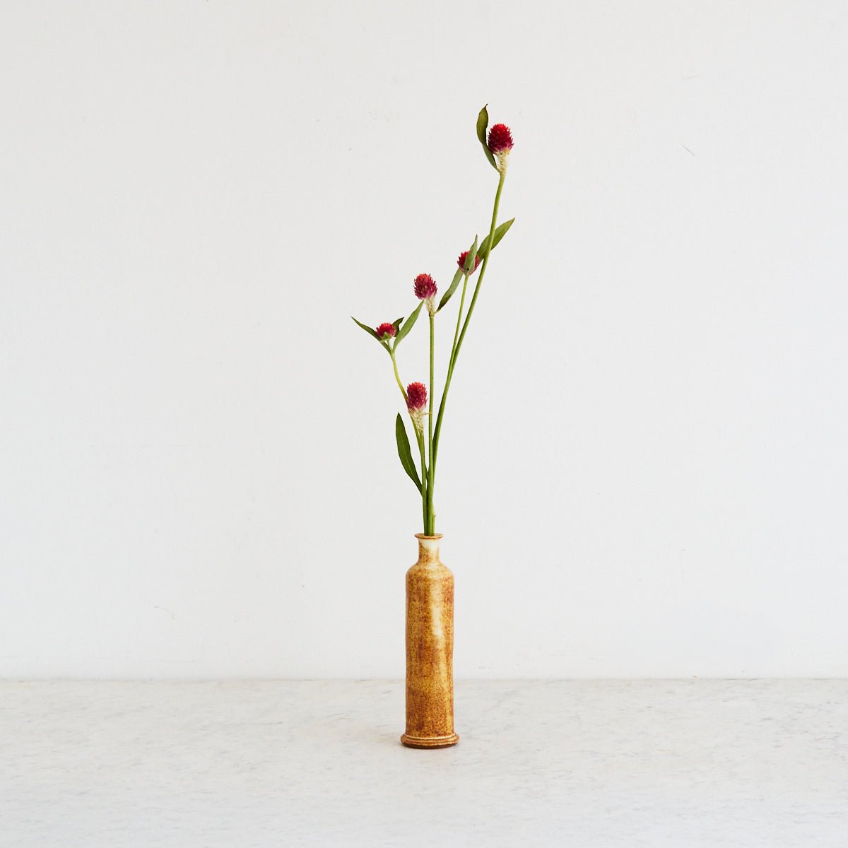 Petite Stoneware Bottle | Signed by Artist - elsie green - the french kitchen