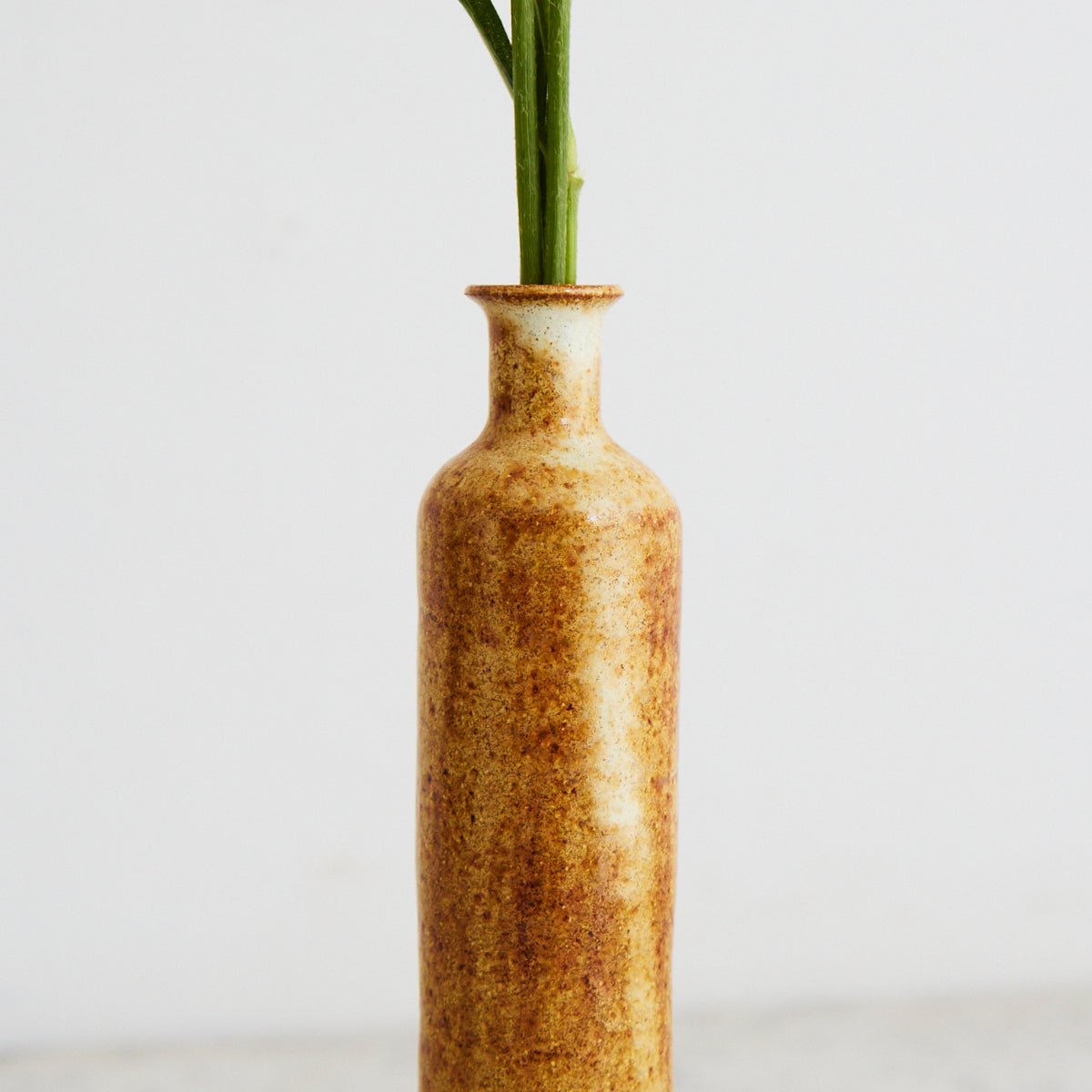 Petite Stoneware Bottle | Signed by Artist - elsie green - the french kitchen