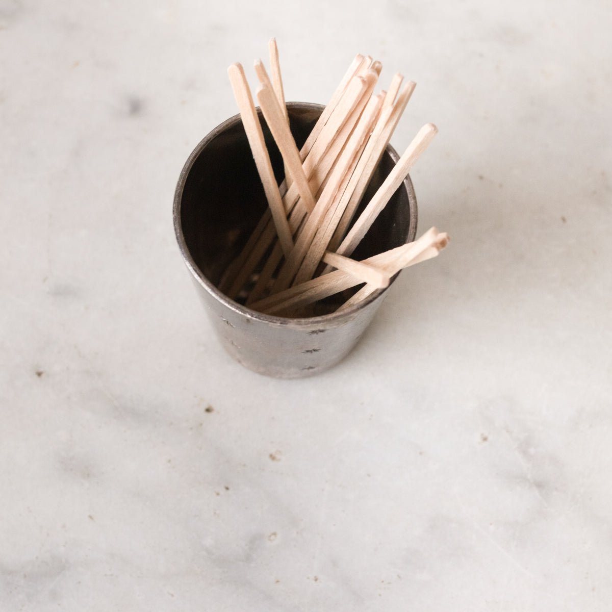 Petite Stoneware Bowl with Christofle Match Caddy - elsie green - French Kitchen