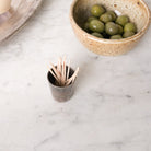 Petite Stoneware Bowl with Christofle Match Caddy - elsie green - French Kitchen