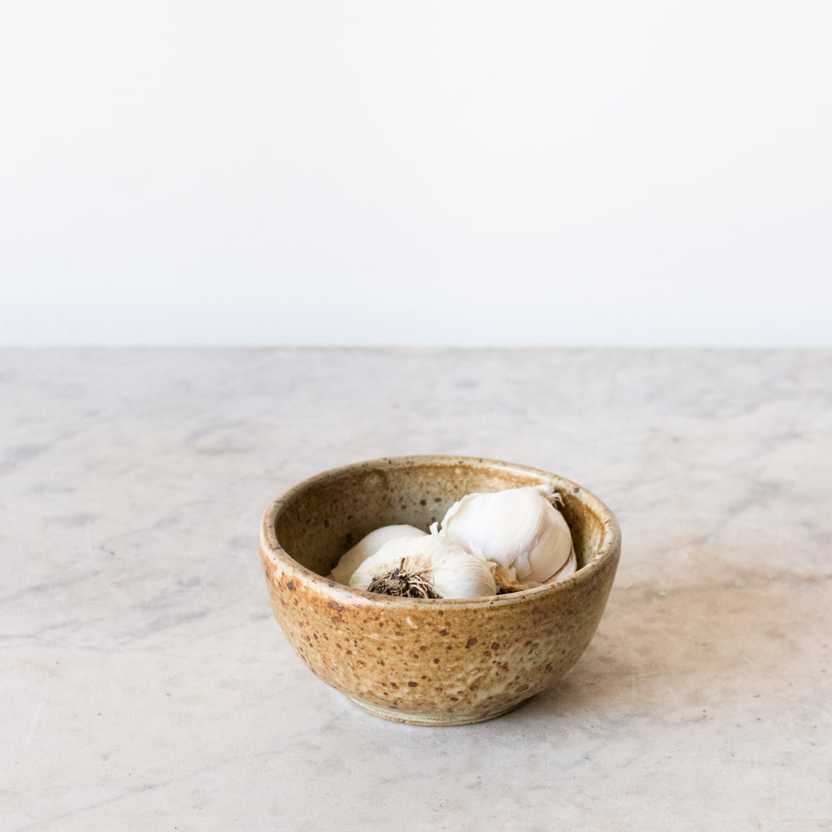 Petite Stoneware Bowl with Christofle Match Caddy - elsie green - French Kitchen