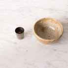 Petite Stoneware Bowl with Christofle Match Caddy - elsie green - French Kitchen