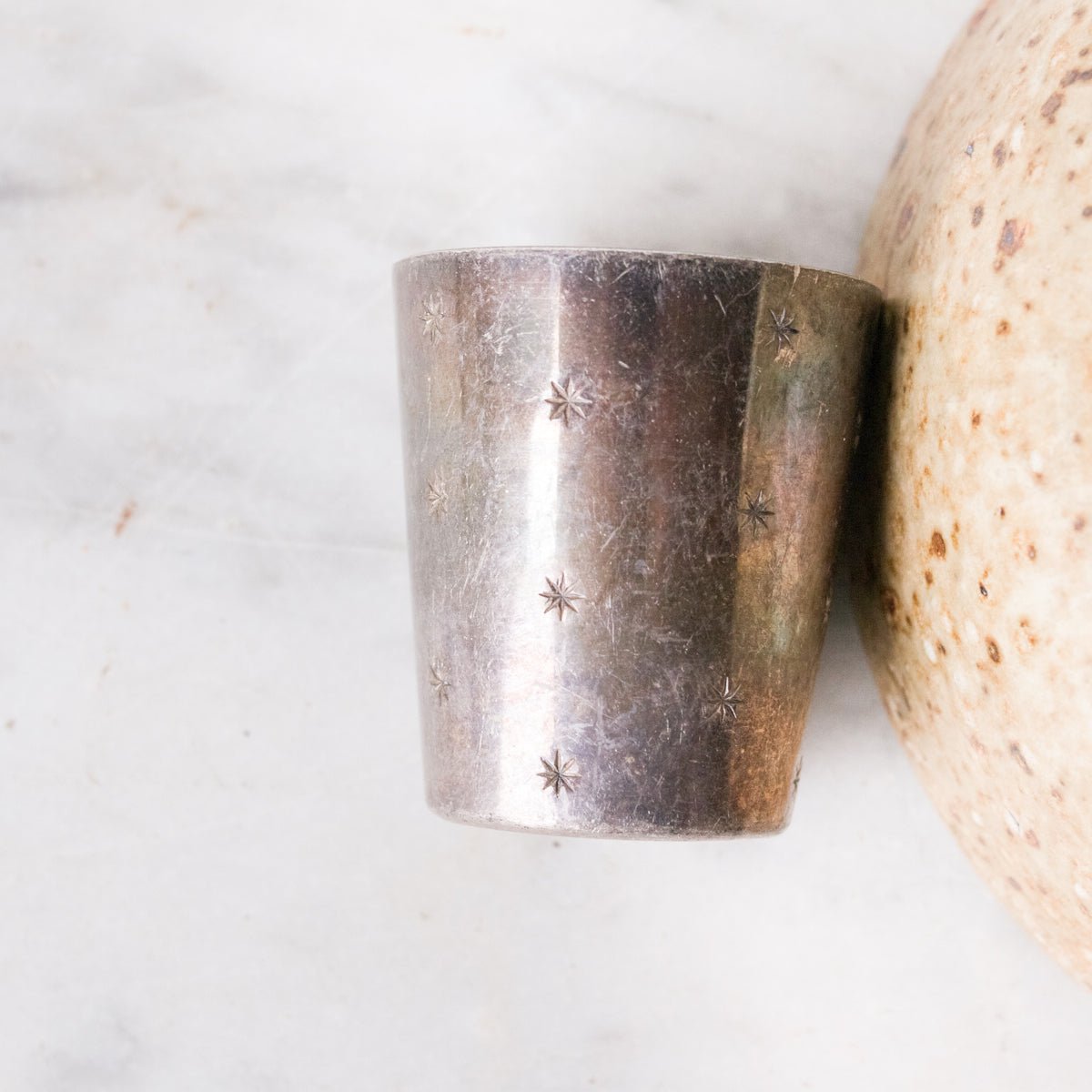 Petite Stoneware Bowl with Christofle Match Caddy - elsie green - French Kitchen