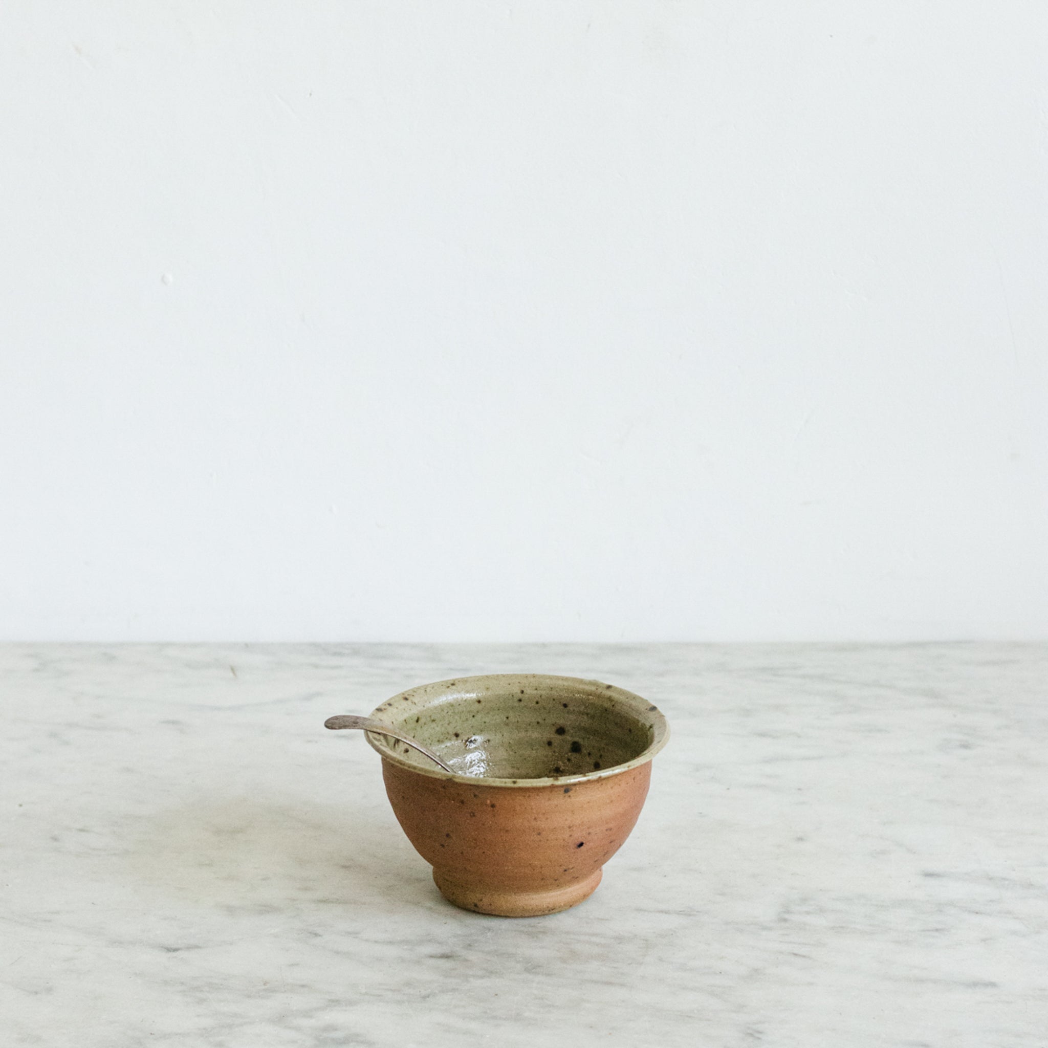 Petite Stoneware Bowl with Spoon - elsie green - the french kitchen