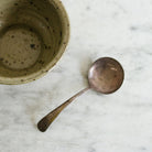 Petite Stoneware Bowl with Spoon - elsie green - the french kitchen