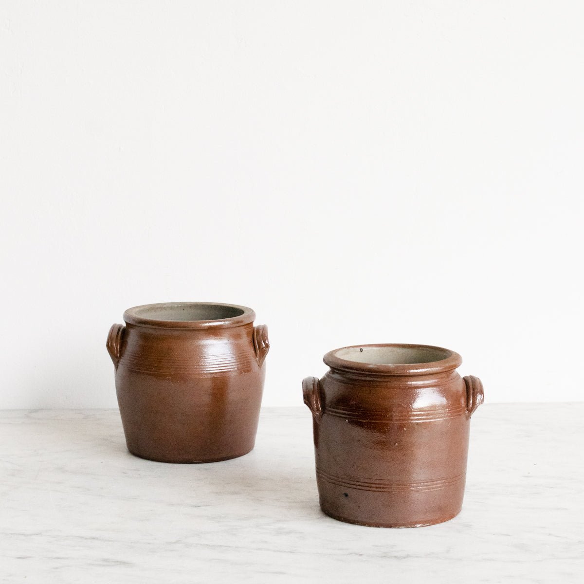 Petite Stoneware Crock | Brown - elsie green - The French Kitchen