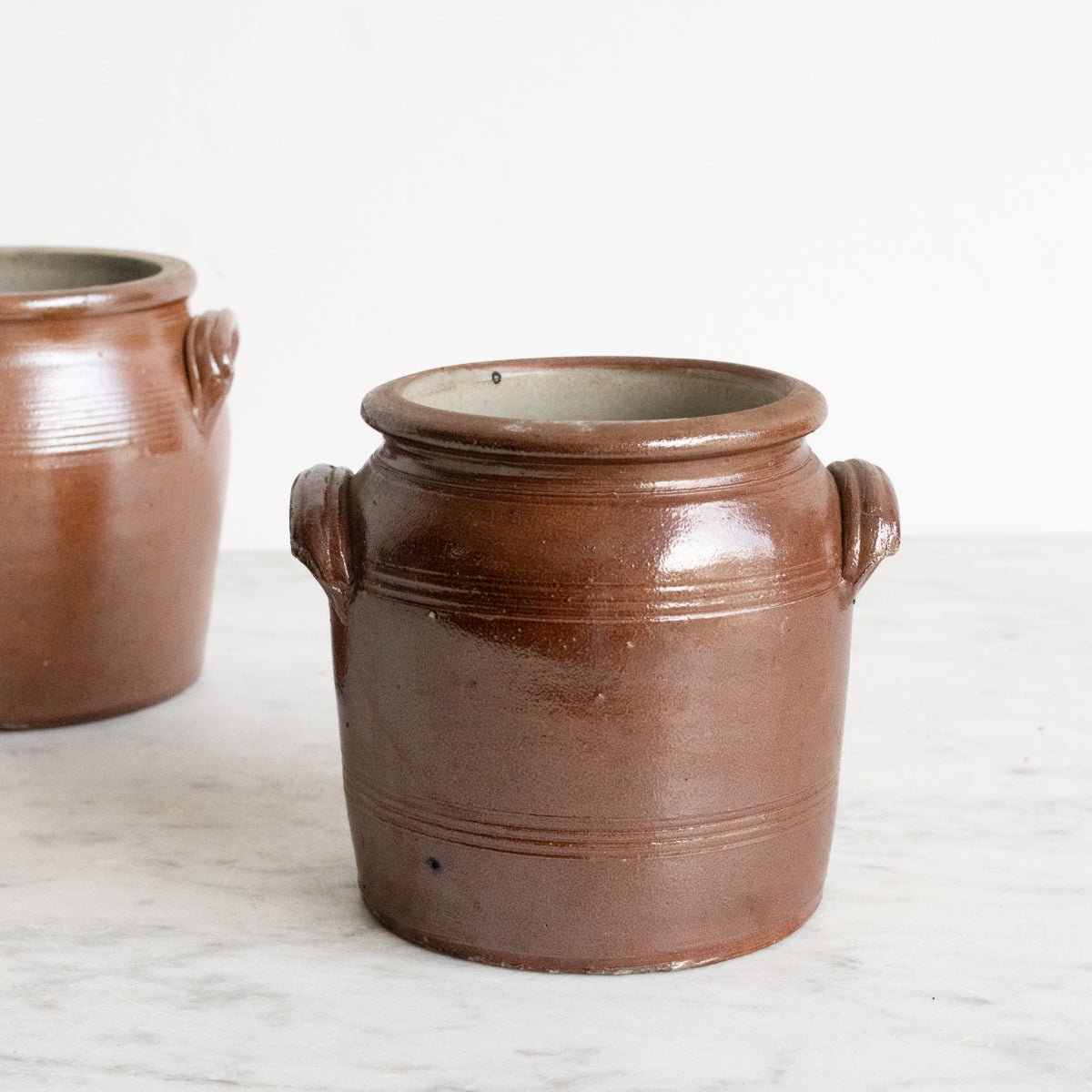 Petite Stoneware Crock | Brown - elsie green - The French Kitchen