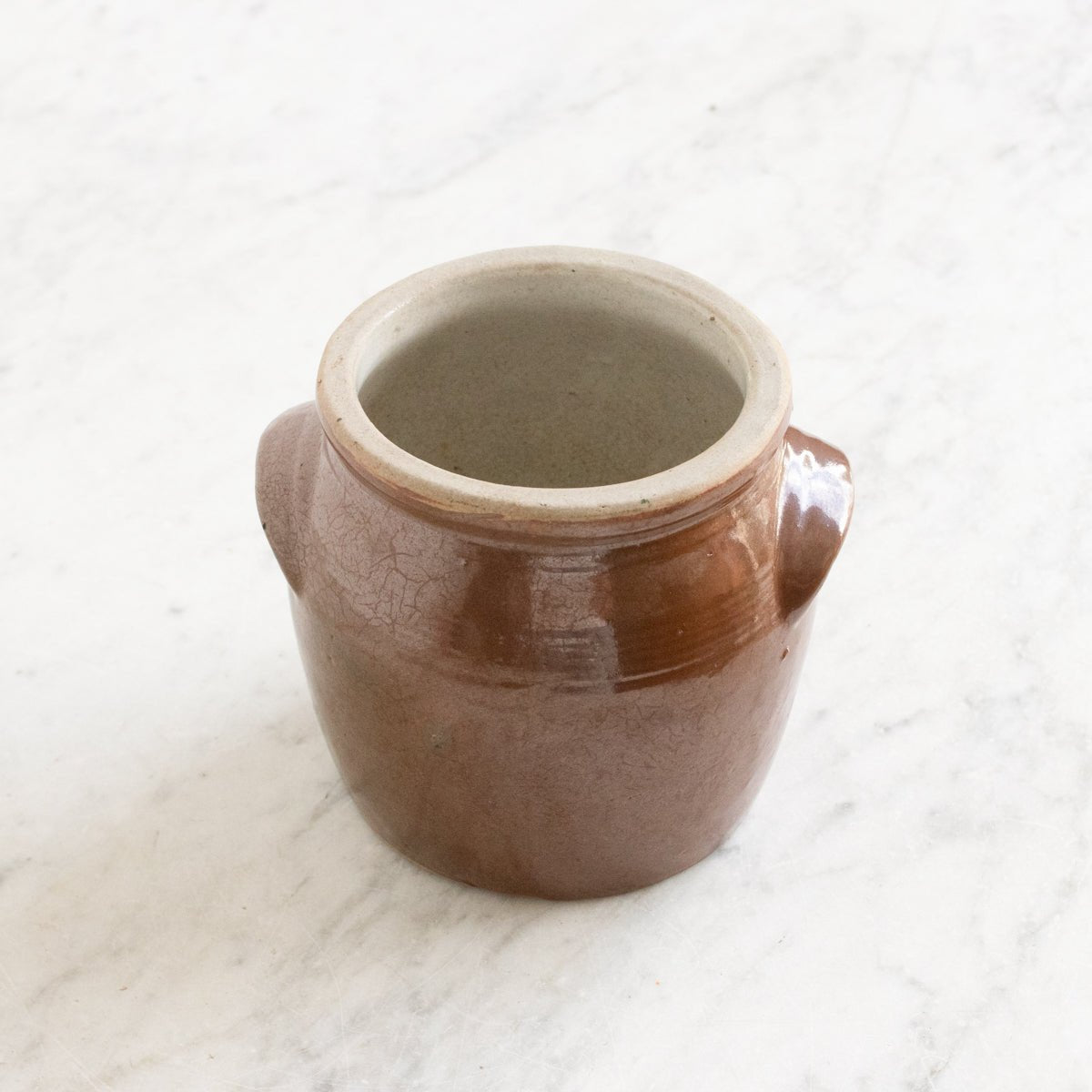 Petite Stoneware Crock | Brown - elsie green - The French Kitchen