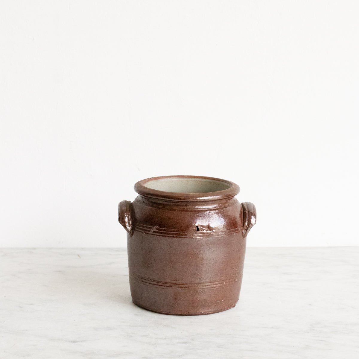 Petite Stoneware Crock | Brown - elsie green - The French Kitchen