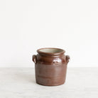 Petite Stoneware Crock | Brown - elsie green - The French Kitchen