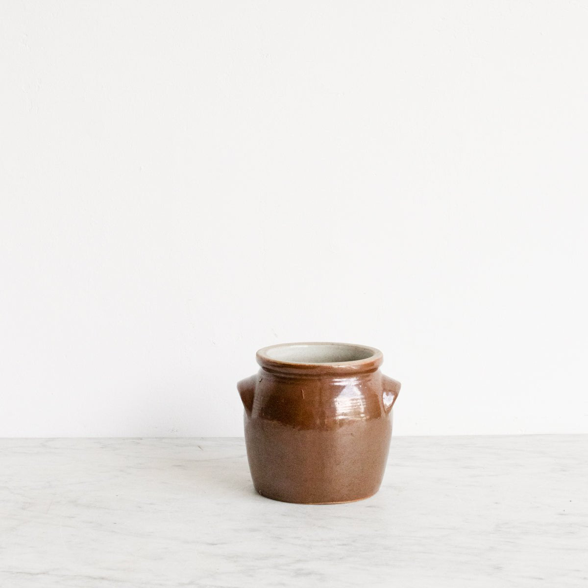 Petite Stoneware Crock | Brown - elsie green - The French Kitchen