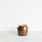 Petite Stoneware Crock | Brown - elsie green - The French Kitchen