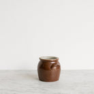 Petite Stoneware Crock | Brown - elsie green - The French Kitchen