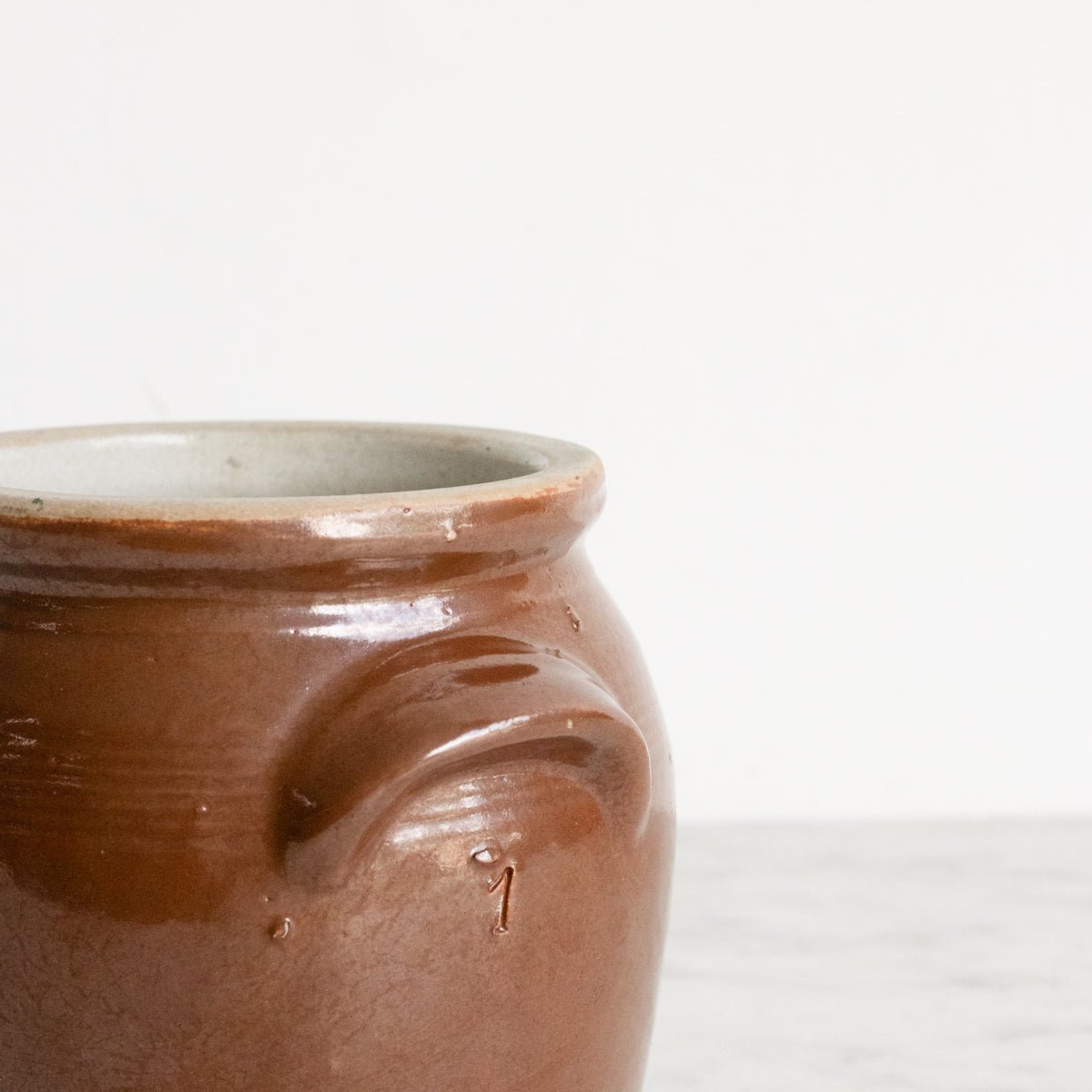 Petite Stoneware Crock | Brown - elsie green - The French Kitchen