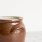 Petite Stoneware Crock | Brown - elsie green - The French Kitchen