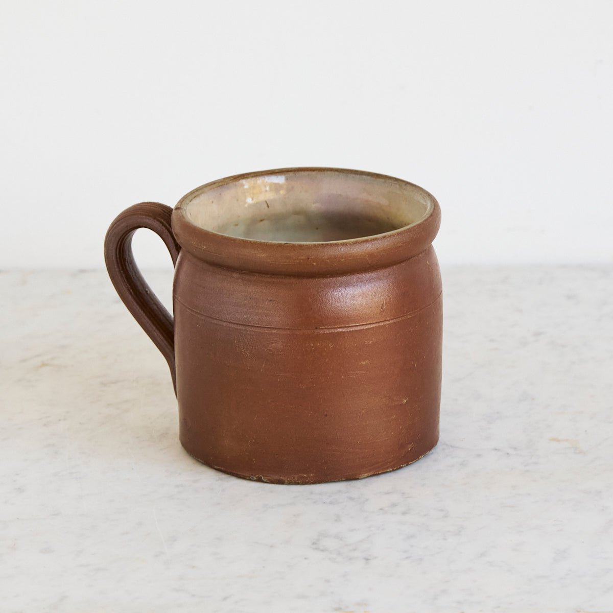 Petite Stoneware Crock with Handle - elsie green - the french kitchen