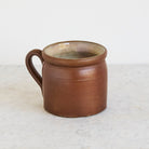 Petite Stoneware Crock with Handle - elsie green - the french kitchen