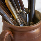 Petite Stoneware Crock with Handle - elsie green - the french kitchen