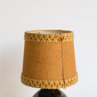 Petite Stoneware Lamp with Burlap Shade - elsie green - decor