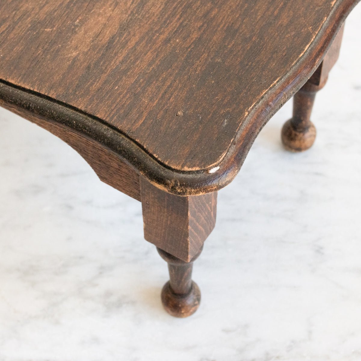 Petite Turned Leg Stool - elsie green - Furniture
