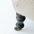Petite Upholstered Pinafore Striped Chair - elsie green - furniture