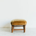 Petite Velvet Stool - elsie green - furniture