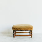 Petite Velvet Stool - elsie green - furniture