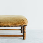 Petite Velvet Stool - elsie green - furniture