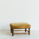 Petite Velvet Stool - elsie green - furniture