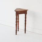 Petite Walnut and Oak Side Table - elsie green - furniture