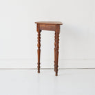 Petite Walnut and Oak Side Table - elsie green - furniture