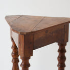 Petite Walnut and Oak Side Table - elsie green - furniture