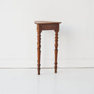 Petite Walnut and Oak Side Table - elsie green - furniture