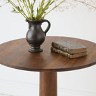 Petite Walnut Side Table - elsie green - furniture