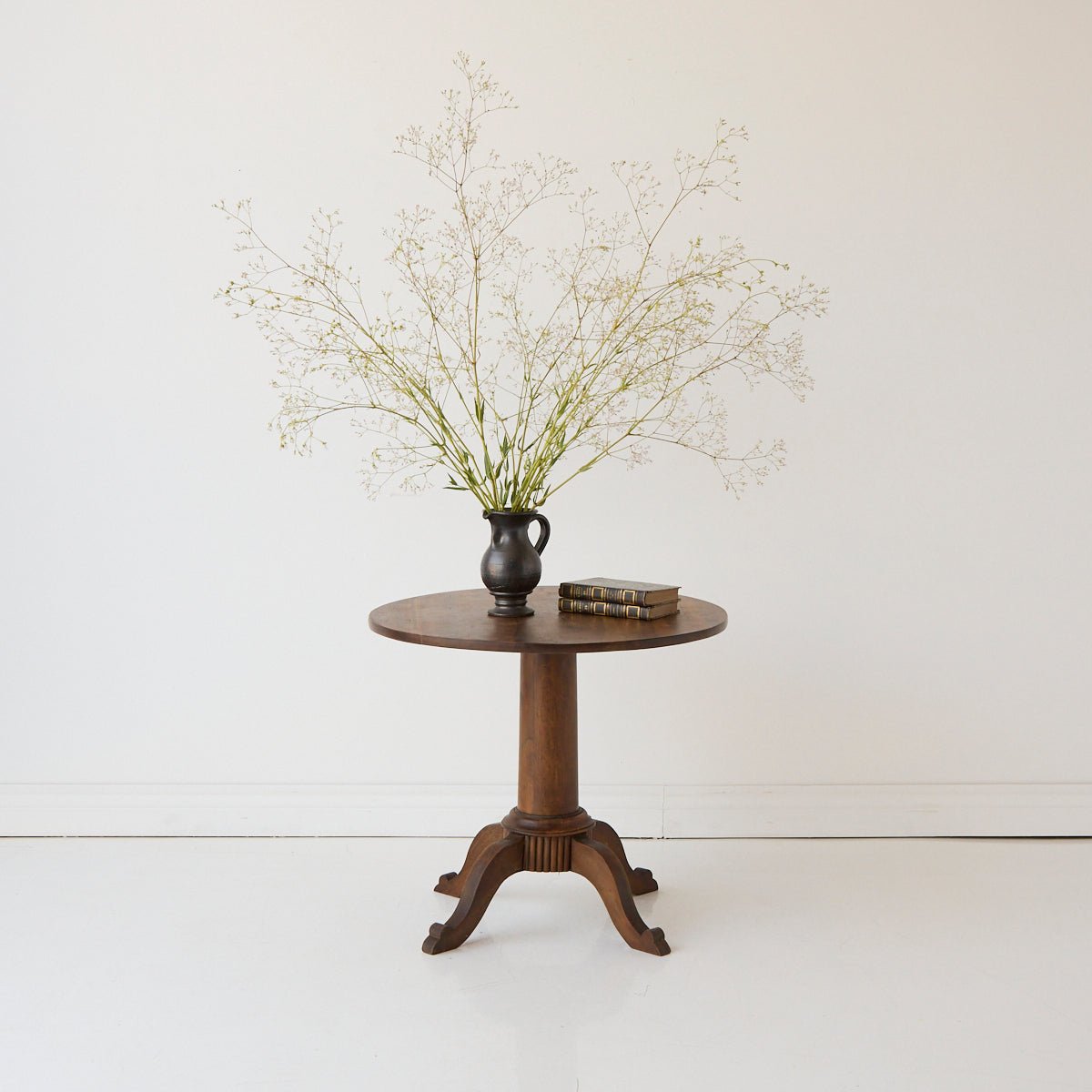 Petite Walnut Side Table - elsie green - furniture