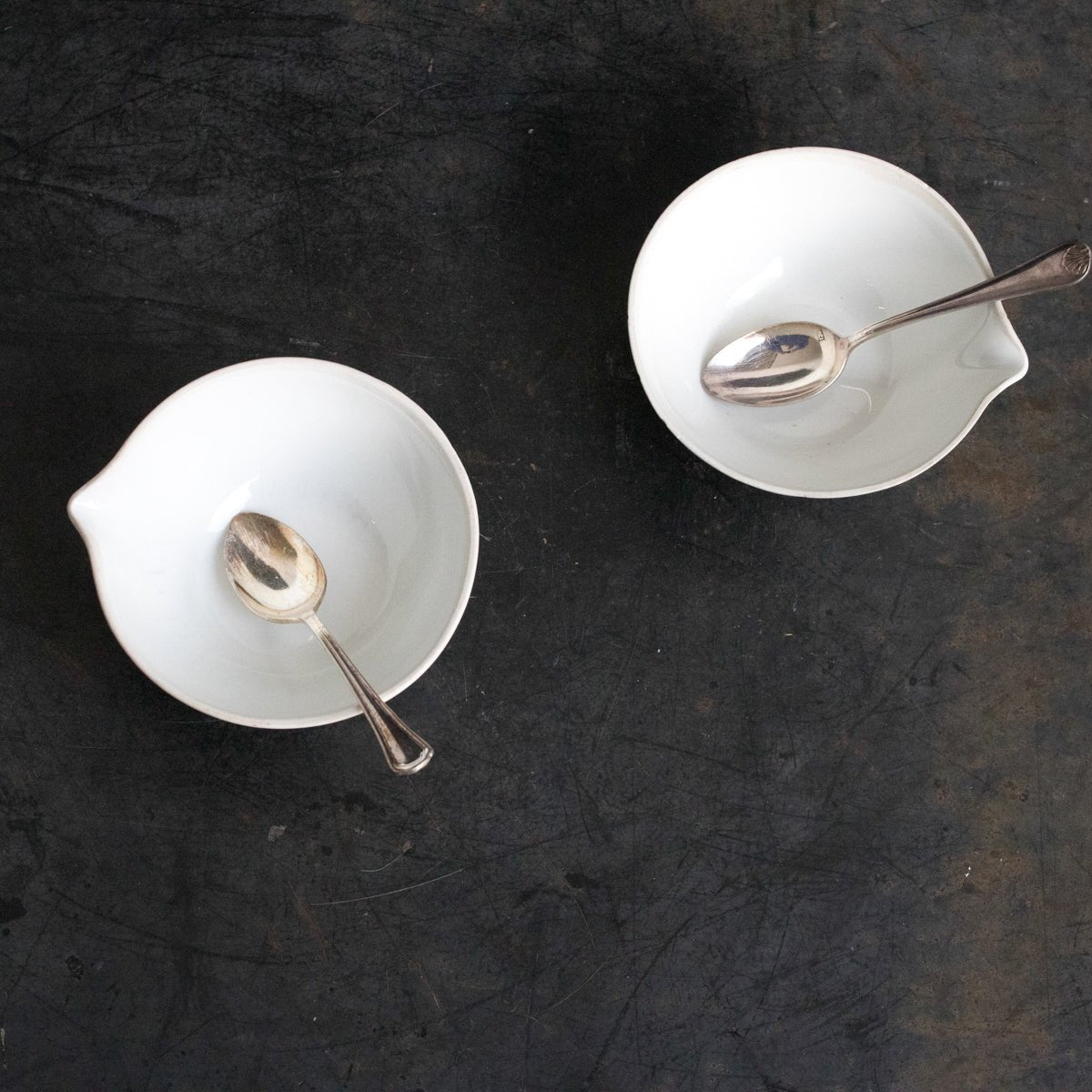 Pharmacist Mortar with Silver Spoon - elsie green - the french kitchen