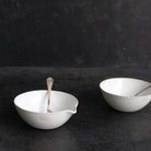 Pharmacist Mortar with Silver Spoon - elsie green - the french kitchen