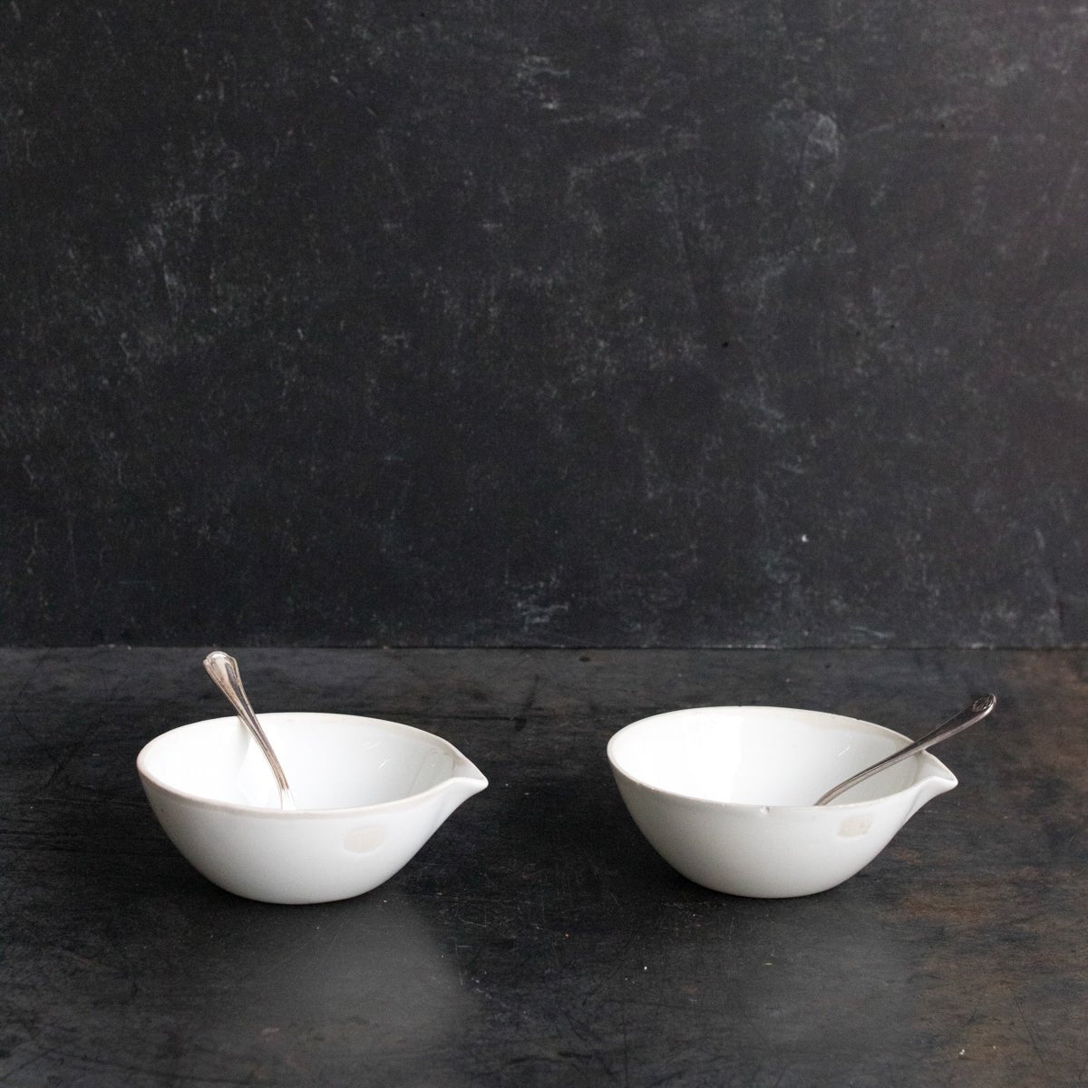 Pharmacist Mortar with Silver Spoon - elsie green - the french kitchen