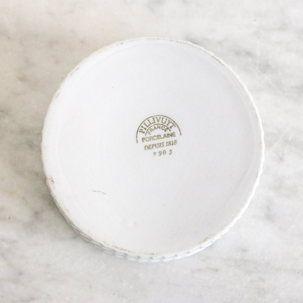 Pillivuyt Platter and Ramekin with Pair of Knives - elsie green - the french kitchen