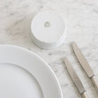 Pillivuyt Platter and Ramekin with Pair of Knives - elsie green - the french kitchen