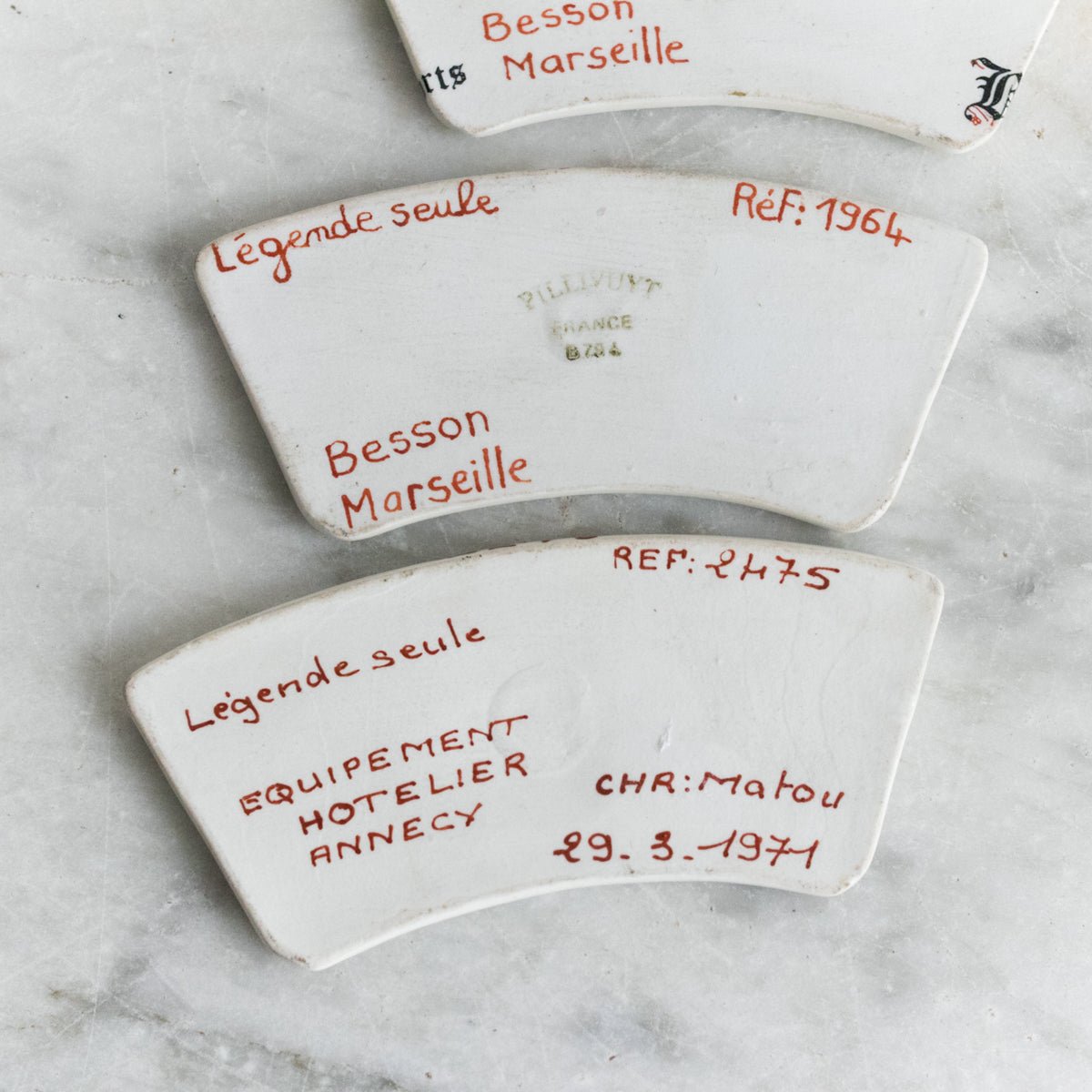 Pillyvuyt Hotel China Sample Set of 4 - elsie green - The French Kitchen