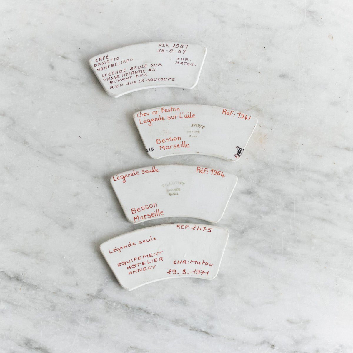 Pillyvuyt Hotel China Sample Set of 4 - elsie green - The French Kitchen