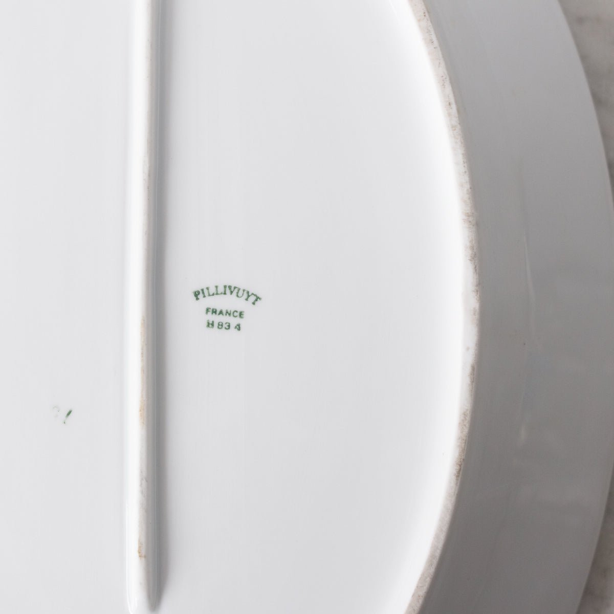 Pillyvuyt Oval Platter with Silver Spoon - elsie green - the french kitchen