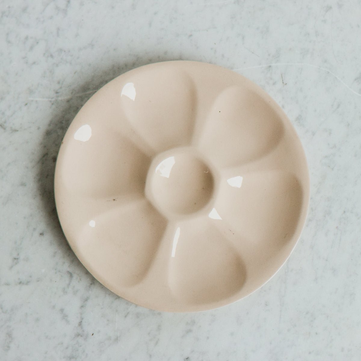 Pink Ironstone Oyster Plate Set of 4 - elsie green - The French Kitchen