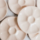 Pink Ironstone Oyster Plate Set of 4 - elsie green - The French Kitchen