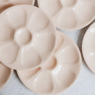 Pink Ironstone Oyster Plate Set of 4 - elsie green - The French Kitchen