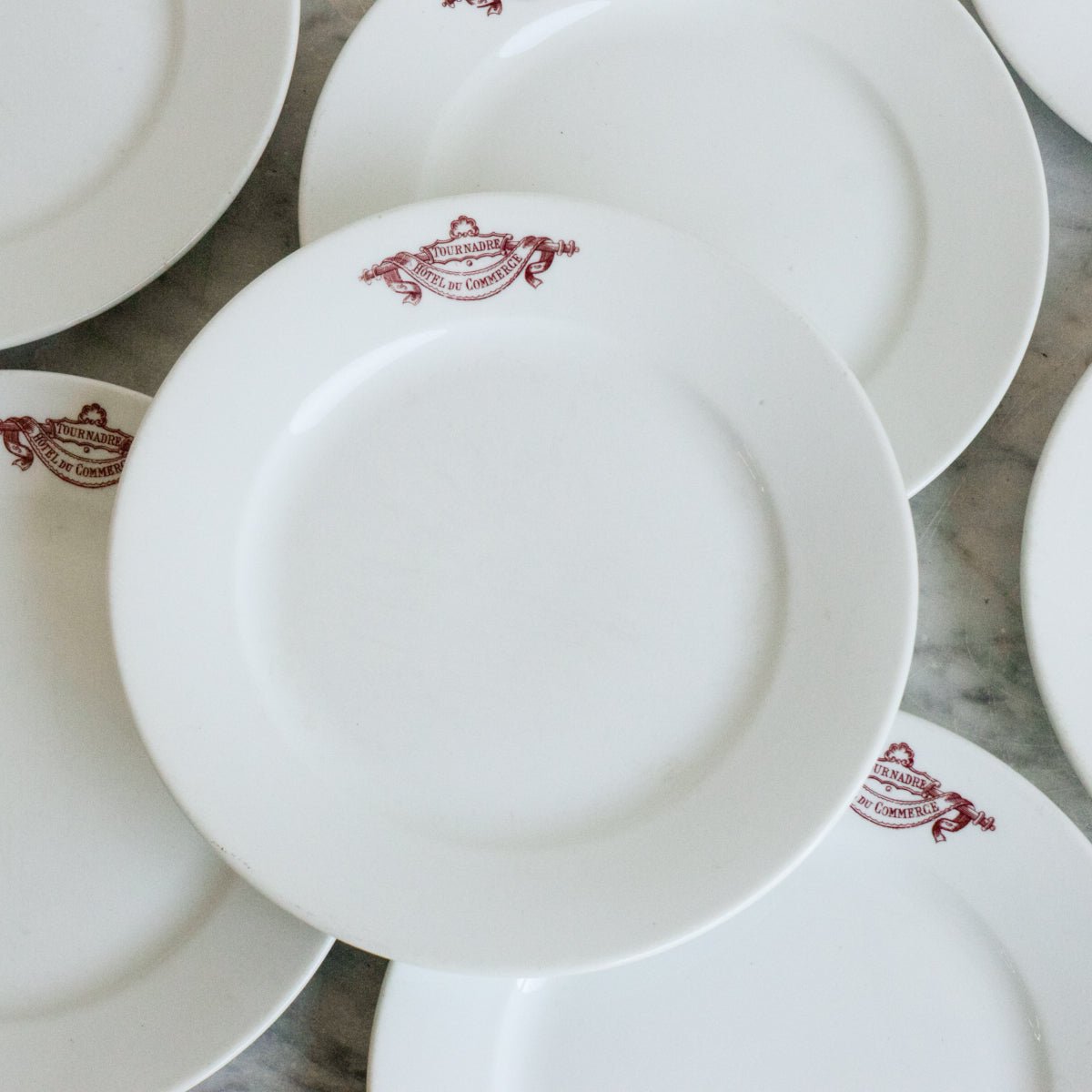 Place Tournadre Hotel China Plate Set of 7 - elsie green - the french kitchen