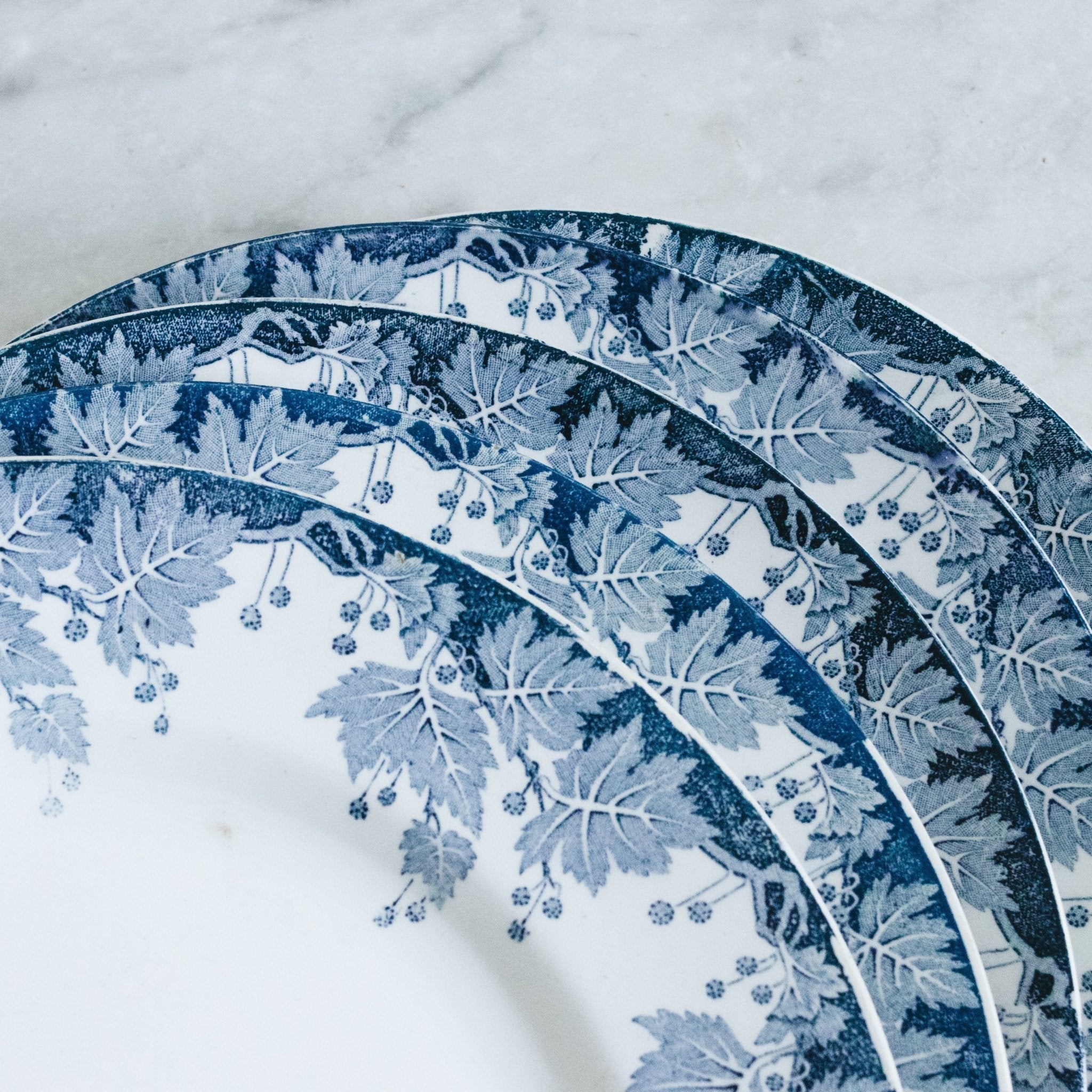 Platane Transfeware Plate Set Of 4 - elsie green - The French Kitchen