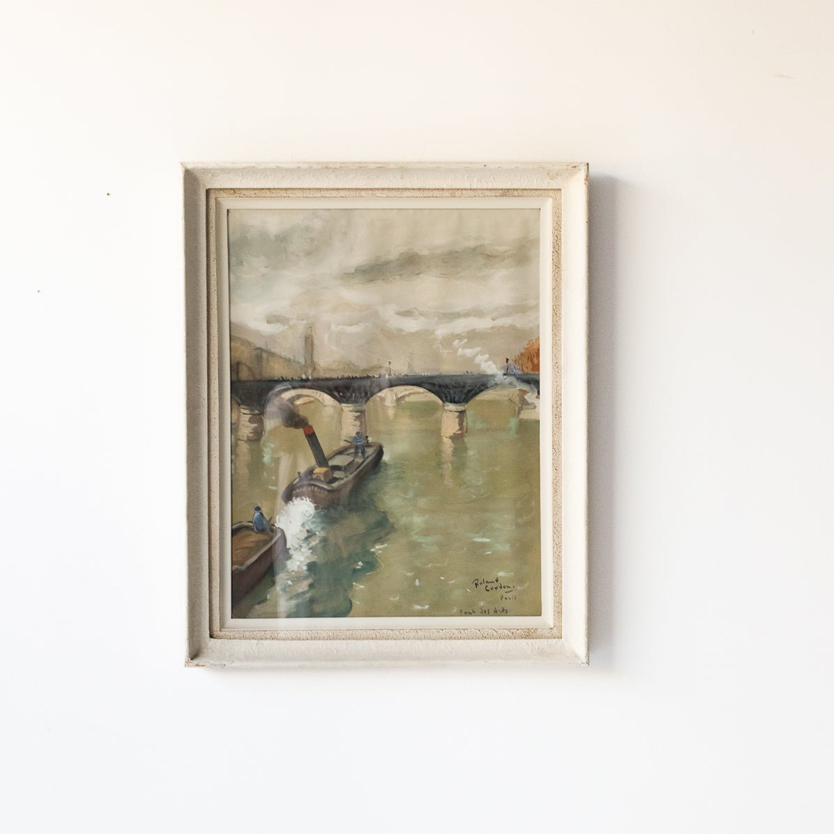 Pont Des Arts Et Le Musée D’Orsay Watercolor Painting - elsie green - Art