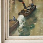 Pont Des Arts Et Le Musée D’Orsay Watercolor Painting - elsie green - Art
